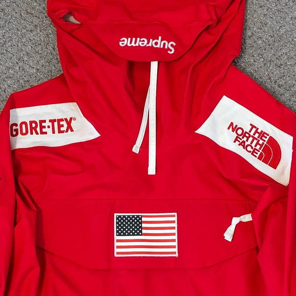 COPY - Supreme The North Face Trans Antarctica Expedition Pullover Jacket - Red - Picture 2 of 8